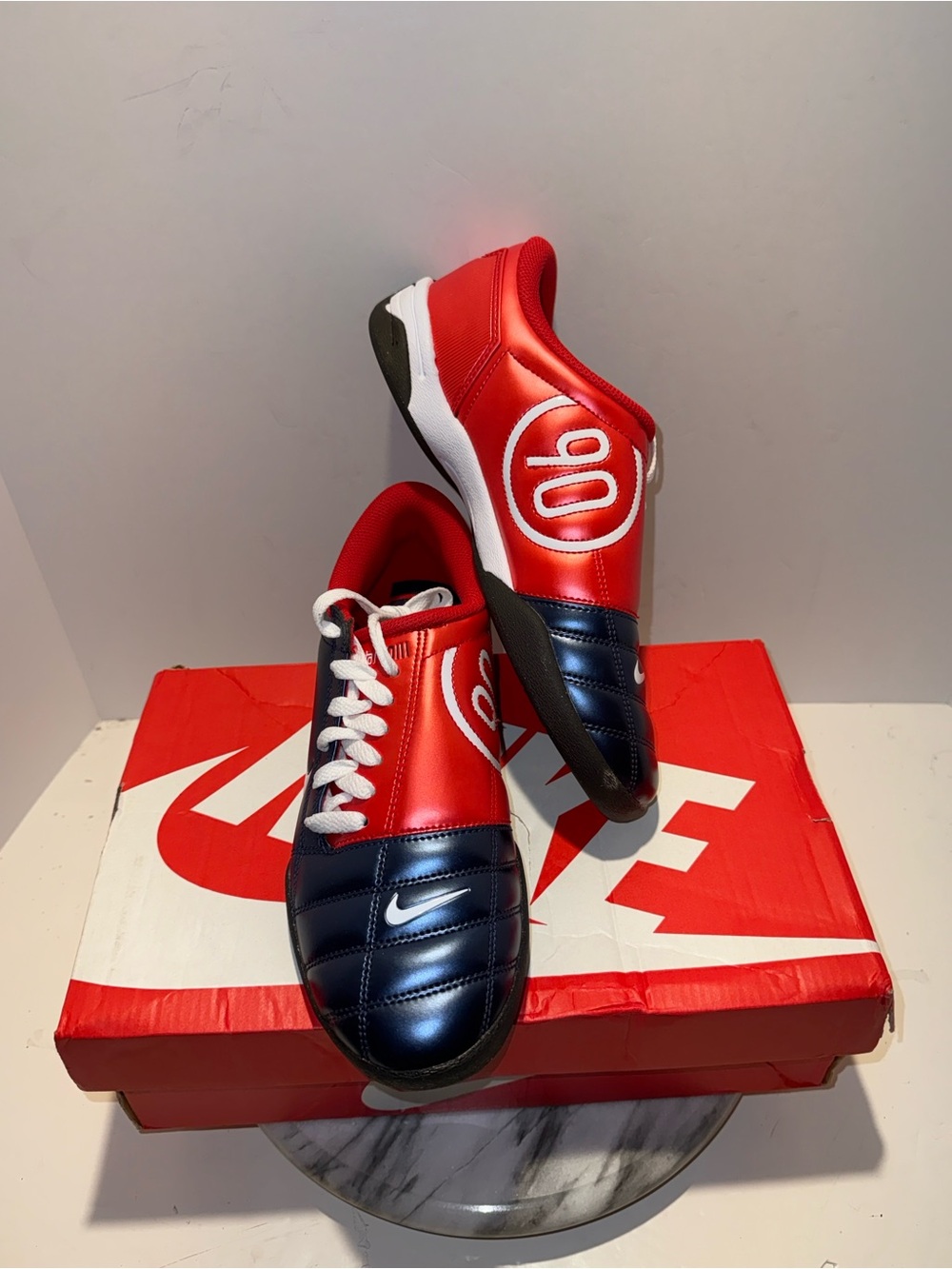 Nike Total 90 3 SP USA  II7631 400 Indoor Soccer Athletic Shoes Mens Size 8